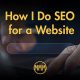 SEO for a website. Do it yourself SEO tips to save money.