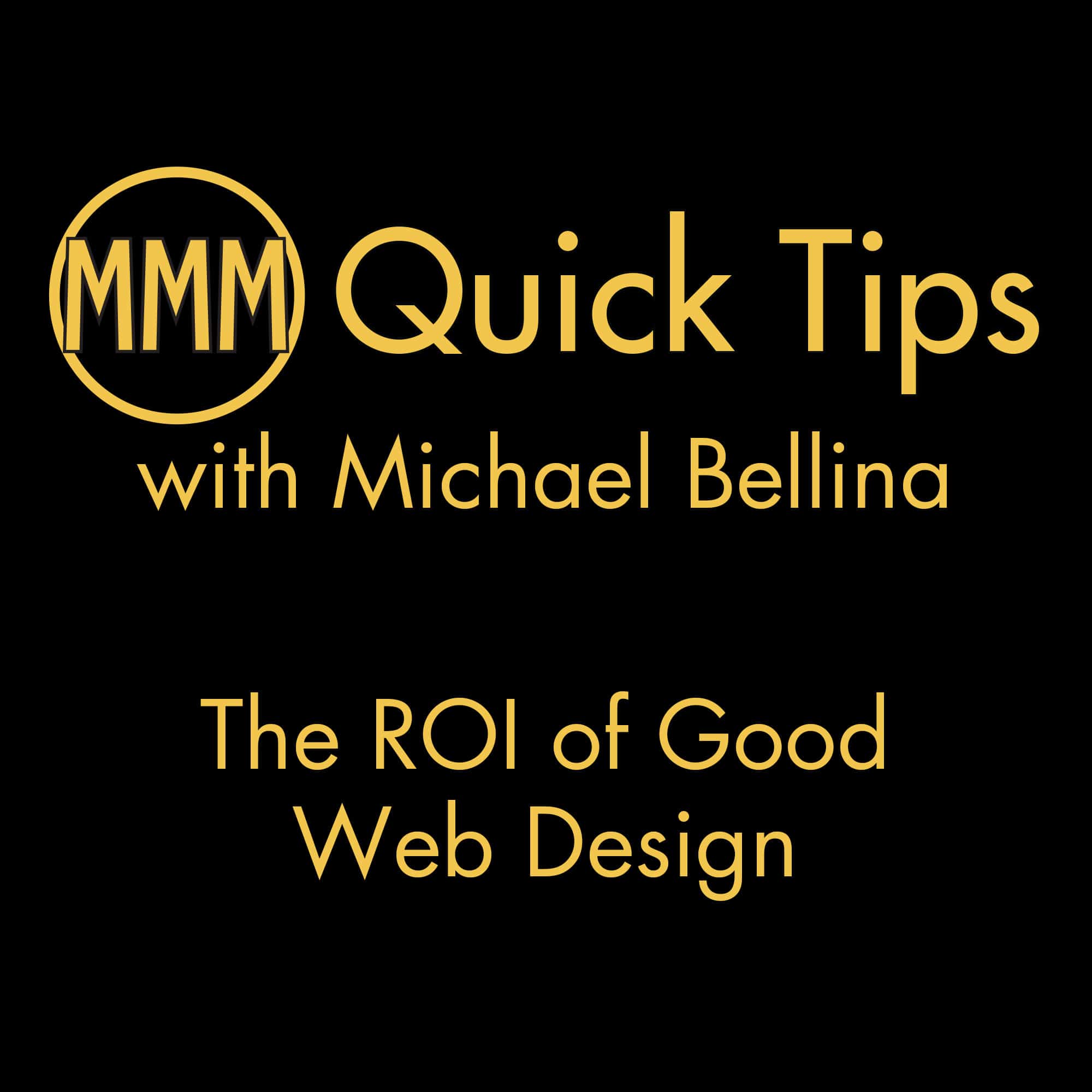 The ROI of Good Web Design